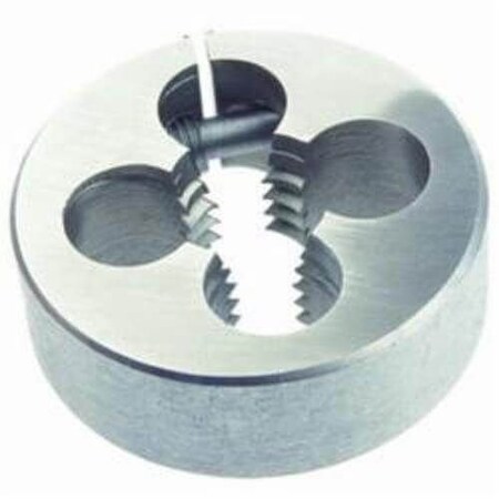 Morse Threading Die, Adjustable Round Split, Series 1190, Imperial, 356, UNF, 14 Thickness, 1316 Di 31107